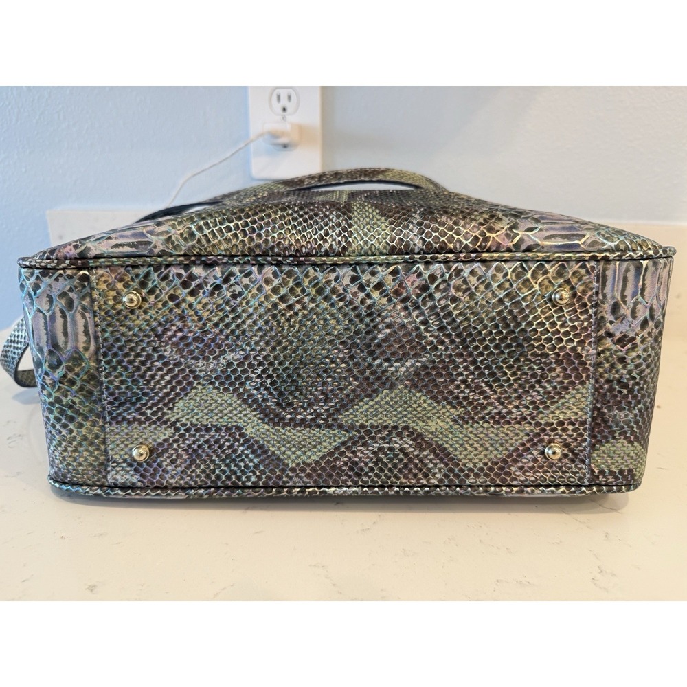 RARE New Brahmin Ruby MOONSTONE SEVILLE Satchel Shoulder Bag PURSE $395 NWTS - Picture 8 of 17